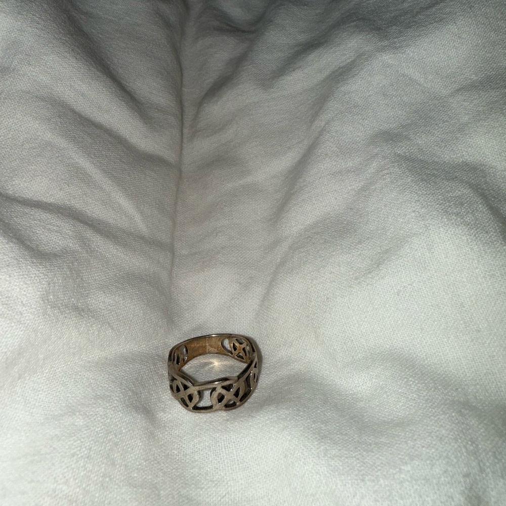 100% silver ring